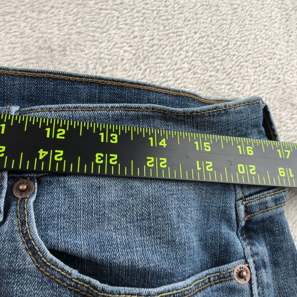 Lucky Brand Womens Jeans Size 10/30 Sweet Crop Straight Leg Classic Blue Denim - Picture 7 of 15